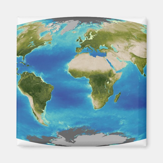 Íman Crescimento médio das plantas da Terra (Frente)