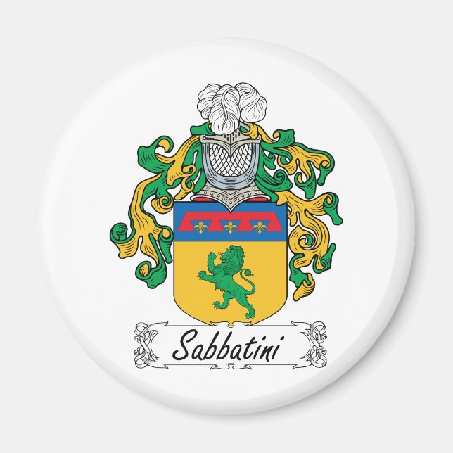 Íman Crest da Família Sabbatini (Frente)