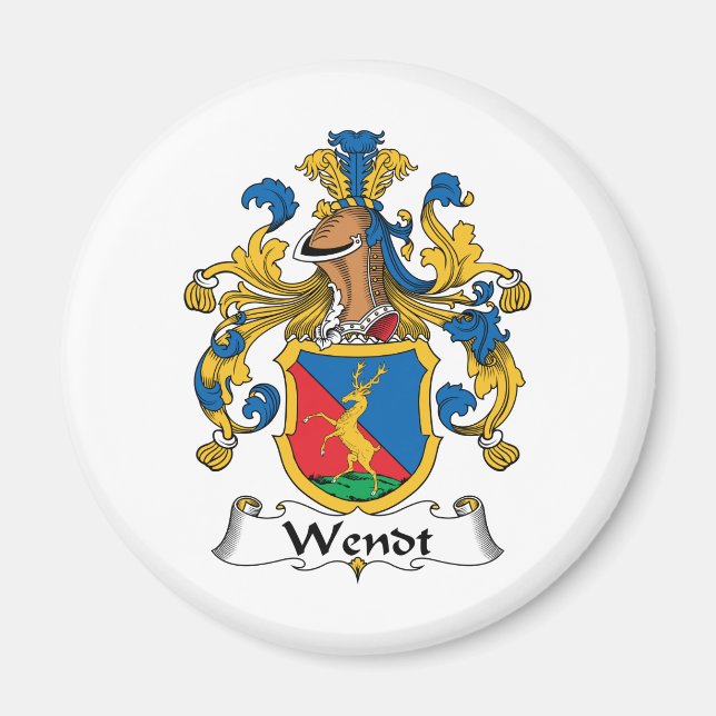 Íman Crest da Família Wendt (Frente)