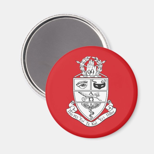 Íman Crest da Kappa Psi (Front/Back)
