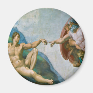 Íman Criação de Adão - Michelangelo 1475 - 1564