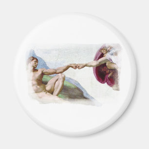 Íman Criação do Homem por Michelangelo - Cotovelada ent