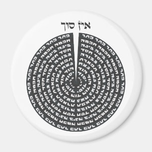 Íman Criação Kabbalística de Sefirot Monocromático Hebr