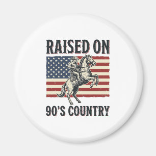 Íman Criado Na Década De 90 Camisa De Cowboy Country We