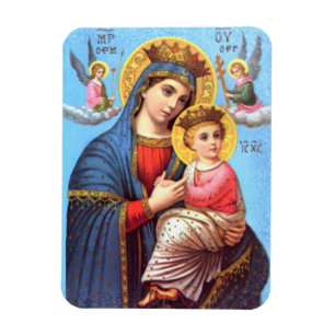Íman Criança abençoada Jesus da Virgem Maria e da