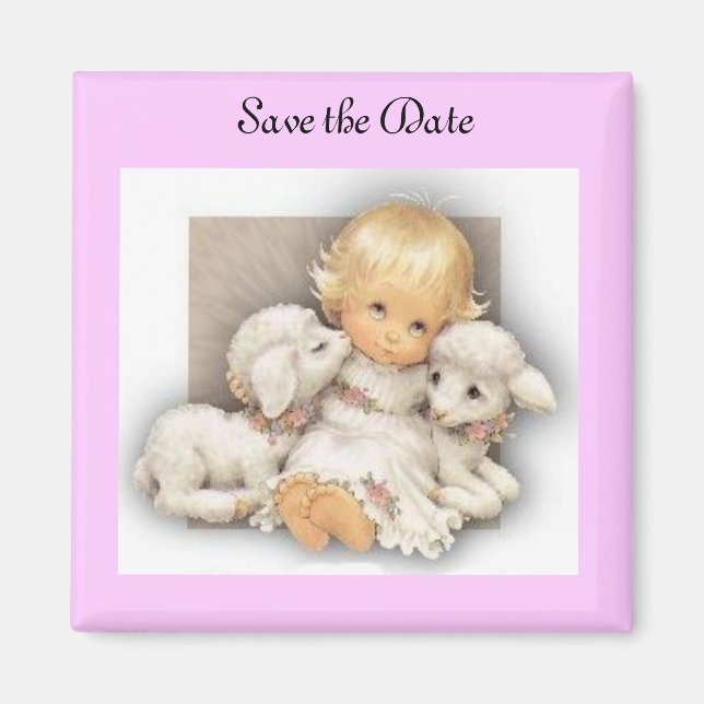 Íman Criança com cordeiro (Frente)