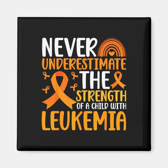 Íman Criança com guerreiro da leucemia conscientização  (Frente)