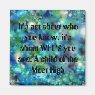 Íman Criança da arte inspirada a mais alta de Chirstia