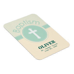 Íman Criança do baptismo do deus, verde neutro do