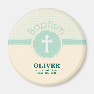 Íman Criança do baptismo do deus, verde neutro do