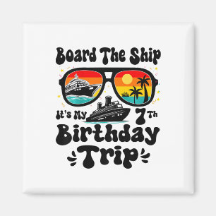 Íman Crianças A bordo do Navio É Meu 7º Aniversário 7 A