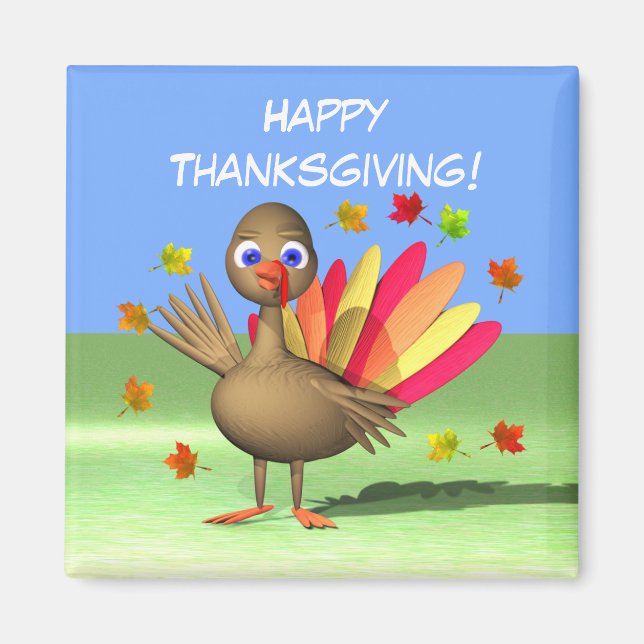 Íman Crianças - Ação de Graças Bebê Turquia (Frente)