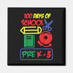 Íman Crianças Antes Do K-3 - 100 Dias De Escola