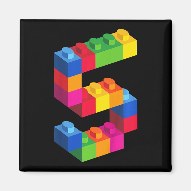 Íman Crianças com 5 anos de idade Blocos de Edifício Br (Frente)