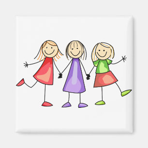 Íman Crianças com Figura Stick