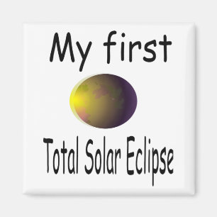 Íman Crianças Crianças Eclipse Solar Meu Primeiro Eclip