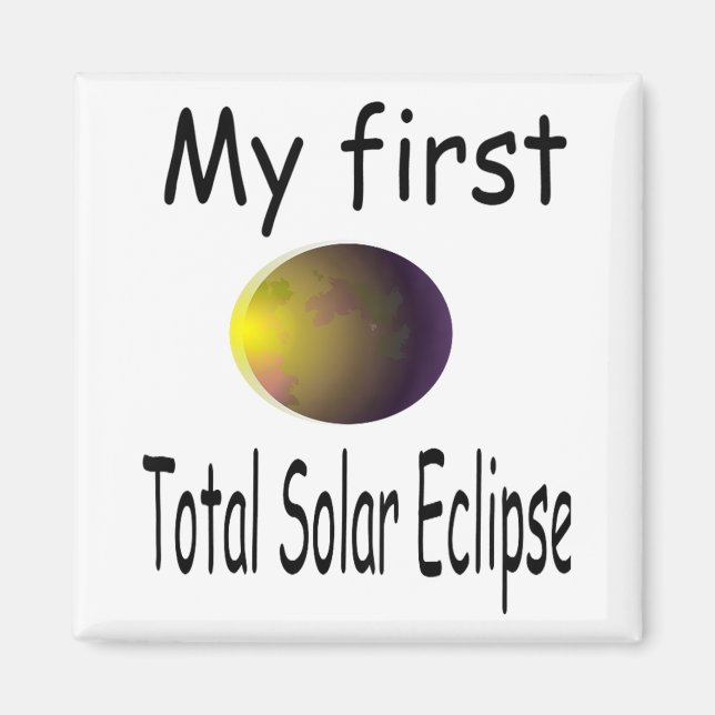 Íman Crianças Crianças Eclipse Solar Meu Primeiro Eclip (Frente)