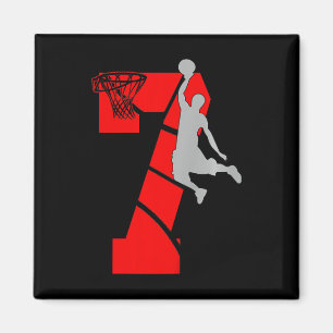 Íman Crianças de 7 anos 7 de basquete de basqueteTema d