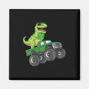 Íman Crianças Dia de São Patrício T Rex Monster Truck D