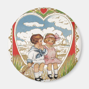 Íman Crianças do dia dos namorados do Victorian do