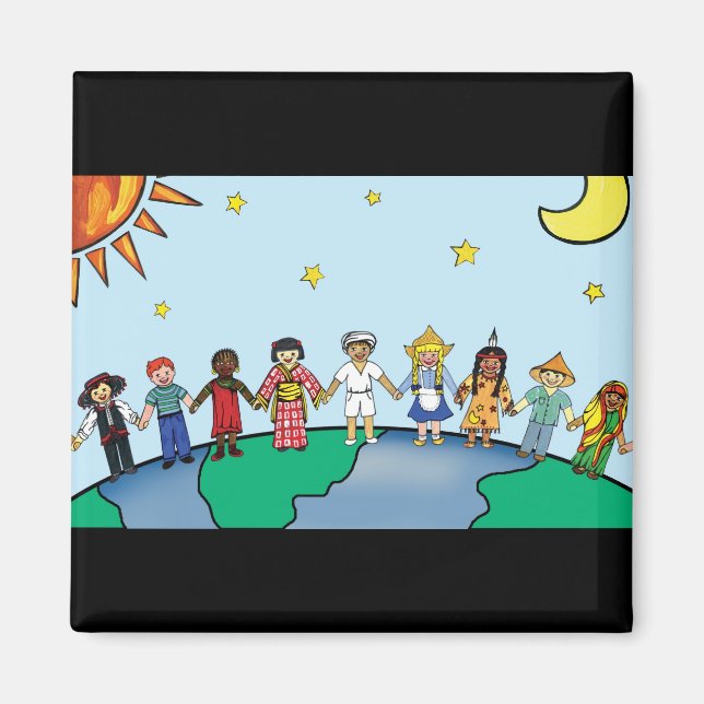 Íman Crianças do Mundo (Frente)