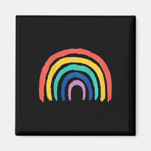 Íman Crianças Doentes Design Pintadas Rainbow Girl Gi