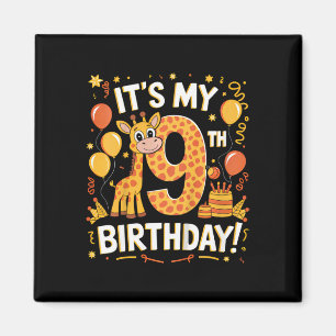 Íman Crianças, é a minha nona feliz girafa de aniversár