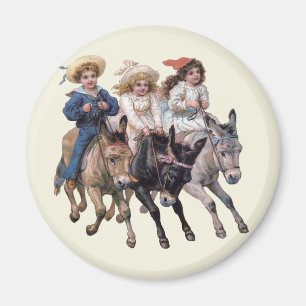 Íman Crianças e cavalos do Victorian