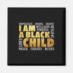 Íman Crianças Eu Sou Uma Criança Negra - Mês da Históri
