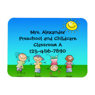 Íman Crianças Felizes Brincam ao Sol, Crianças do Exter