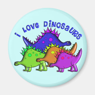Íman Crianças "I love DINOSAURS" T-Shirts e presentes