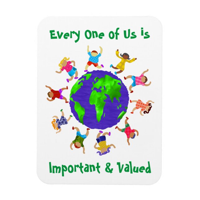 Íman Crianças importantes e valiosas (Vertical)