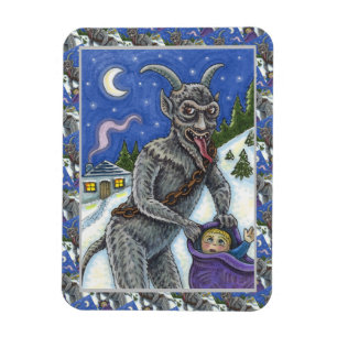 ÍMAN CRIANÇAS KRAMPUS E NAUGHTY, HISTÓRIA ESCURA DE NAT