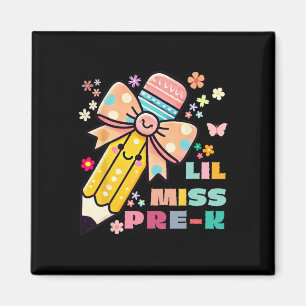 Íman Crianças Little Miss Pré K Arco de Lápis Para Meni