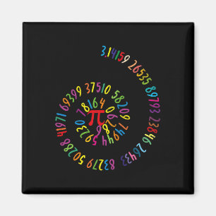 Íman Crianças Matemáticas Pi-Day Espiral 3.14 Matemátic
