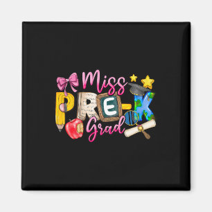 Íman Crianças Meninas Meninas de Pré-k Formando Graduaç