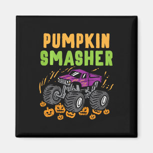 Íman Crianças Monstro do Halloween Rapazes Pumpkin Smas