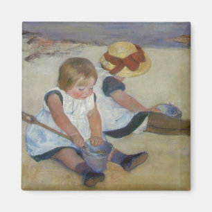 Íman Crianças na praia, Mary Cassatt