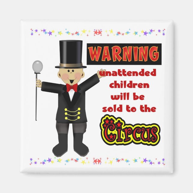 Íman Crianças não assistidas (Frente)