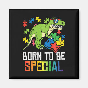 Íman Crianças Nascer Especial Trex Quebra-cabeça Dino B