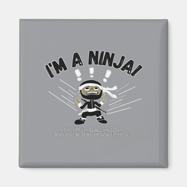Íman Crianças Ninja Barulhentas (Frente)