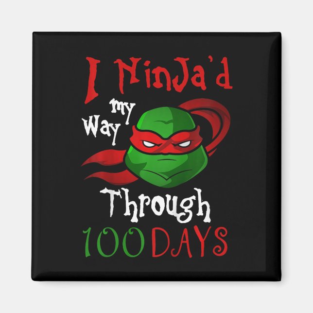 Íman Crianças que eu ninja ia passar por 100 dias. (Frente)