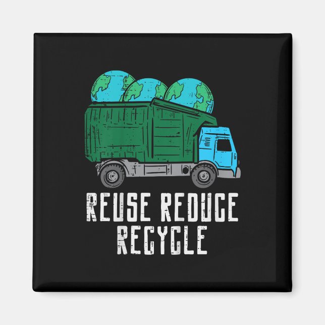 Íman Crianças Reutilizam Lixo de Reciclares (Frente)