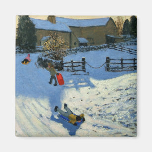 Íman Crianças Sledging Monyash Derbyshire
