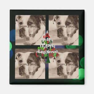 Íman Criar seu próprio Natal de Instagram de 4 fotos