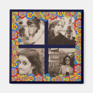 Íman Criar suas próprias flores Trippy das fotos de