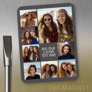 Íman Criar uma Colagem de Fotos Personalizada com 8 Fot