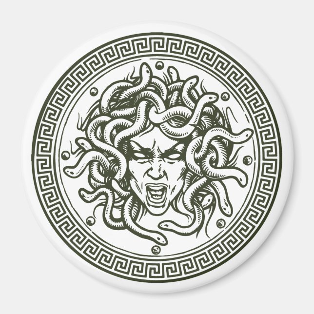 Íman Criatura de mitologia grega Medusa (Frente)