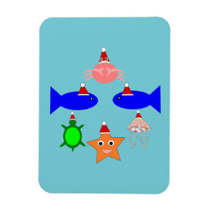 Íman Criaturas do Mar de Natal