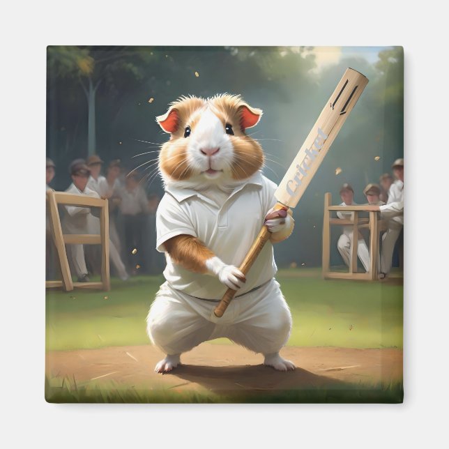 Íman Cricket Craze: A Guiné Pigra Grande Combate (Frente)